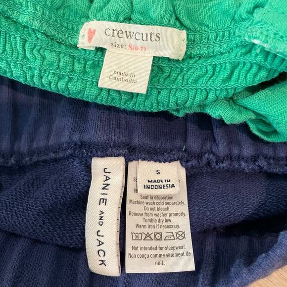 Crewcuts Janie and Jack Matching Set with Bow Eyelet Ruffle St Patty Green 5T - Picture 9 of 11